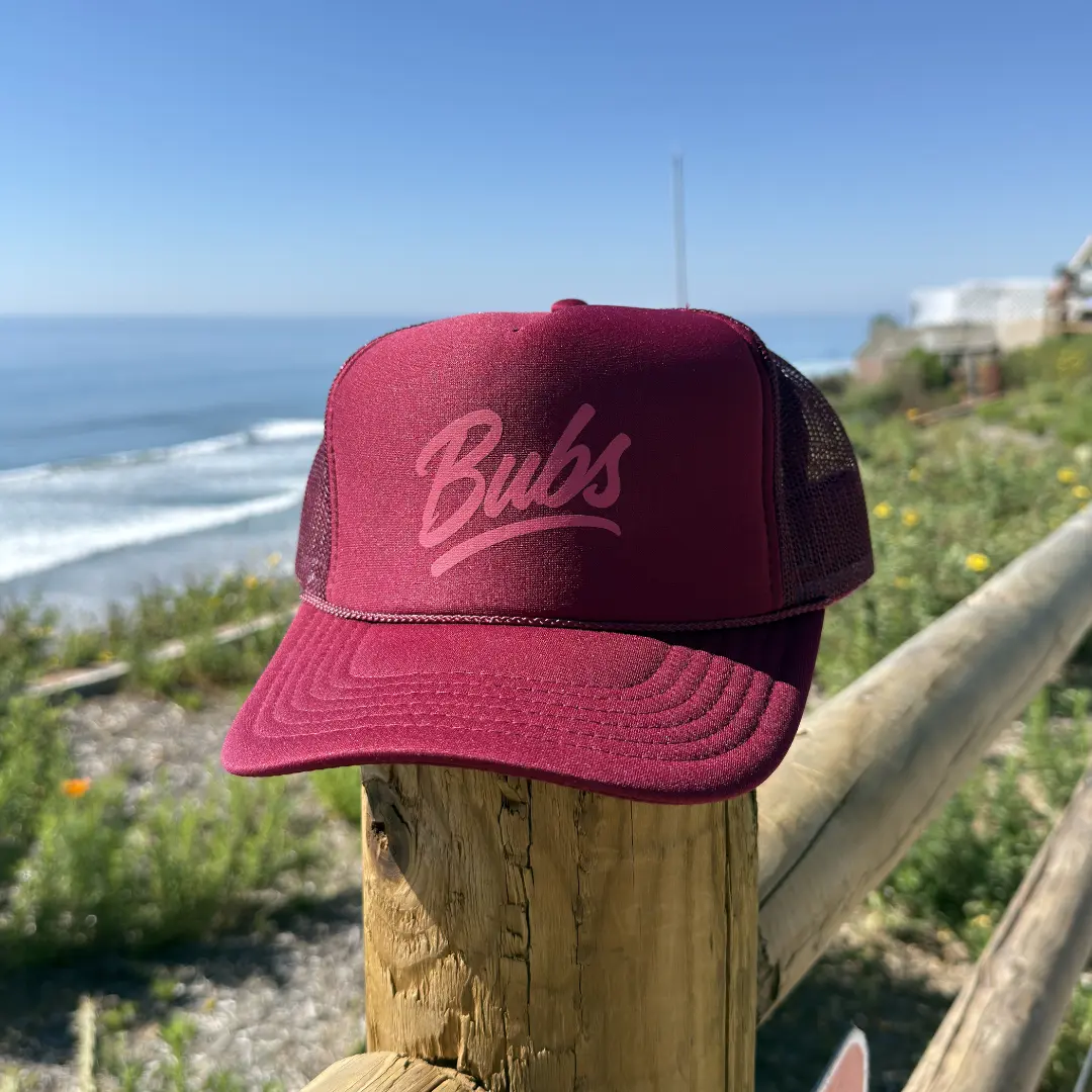 BUBS Trucker - Burgundy - Image 3