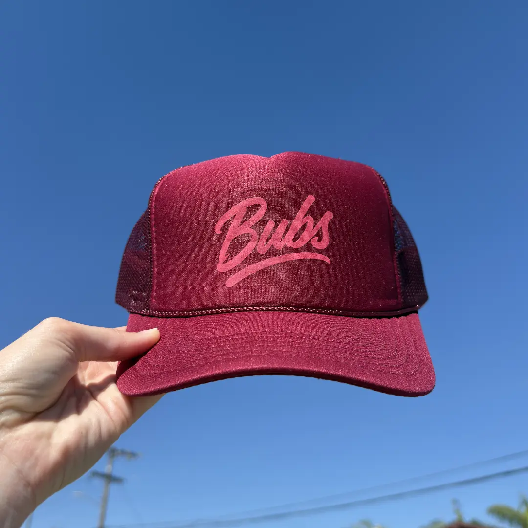 BUBS Trucker - Burgundy - Image 4