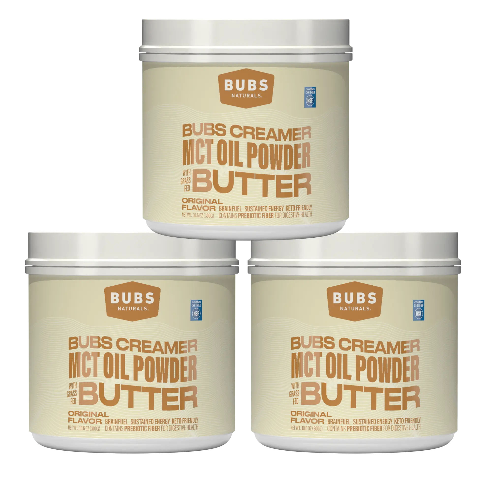 Butter MCT Oil Creamer - 10oz - 3 Tub Bundle