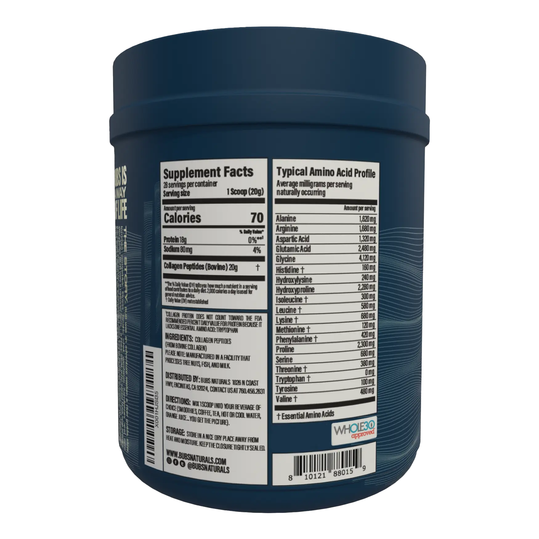 Collagen Protein, 20oz CASE PACK (6) - Image 3